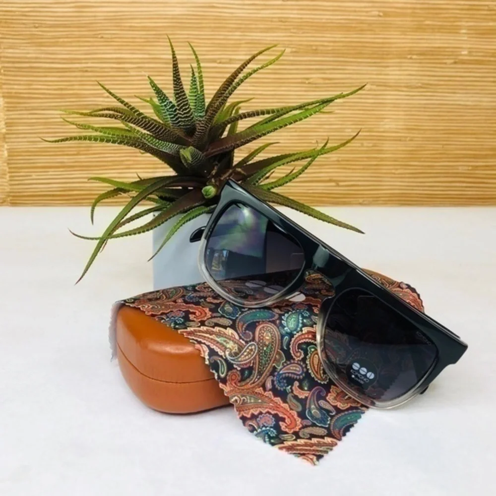 KOMONO Sunglasses Black Gray NEW
